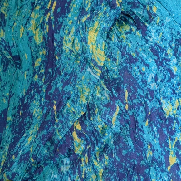 Monique Lhuillier silk chiffon cocktail dress - Picture 2 of 5